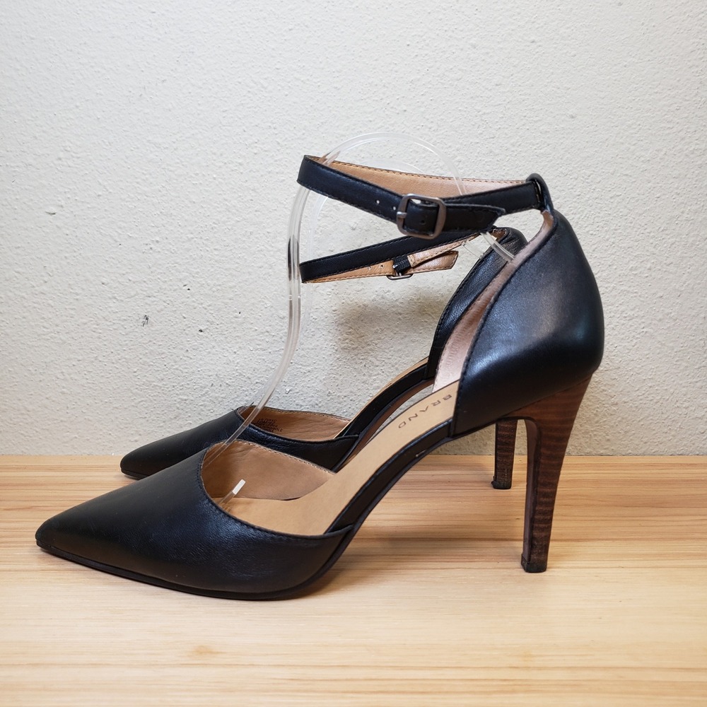 Lucky Brand Tukko Ankle Strap Heels Pointed Toe Evening Cocktail Date Size 10